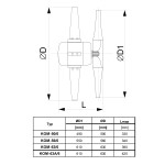 TYWENT Wentylator kominowy KOM-50/6 3F - 7050m3/h - FI 500mm