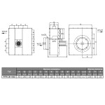 TYWENT Wentylator promieniowy chemoodporny PFPK OH-180/2 1F - 2200m3/h - FI 180mm