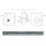 TYWENT Wentylator promieniowy przemysłowy PFPK-160/4 1F - 1150m3/h - FI 160mm