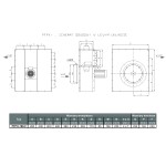 TYWENT Wentylator promieniowy przemysłowy PFPK-180/2 1F - 2200m3/h - FI 180mm