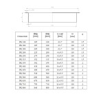 TYWENT Przeciwkołnierz króciec wentylatora PK-FI 140mm