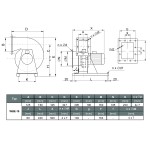 TYWENT Wentylator bębnowy przeciwwybuchowy WBE-18 D 3G/3D - 2180m3/h - FI 180mm