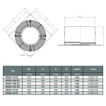 TYWENT Wentylator dachowy przemysłowy WDSV-14 EC - 600m3/h - FI 140mm