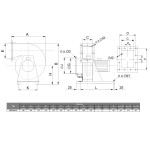 TYWENT Wentylator promieniowy chemoodporny WP OH-14 1F - 740m3/h - FI 140mm