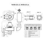 TYWENT Wentylator dachowy przeciwwybuchowy WPD EX-3 - 3900m3/h - FI 200mm