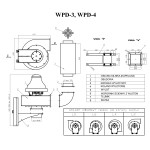 TYWENT Wentylator dachowy przemysłowy WPD-3 - 3900m3/h - FI 200mm