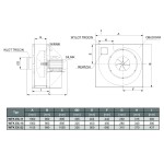 TYWENT Wentylator transportowy przeciwwybuchowy odciąg trocin WTK EX-11 - 12100m3/h - FI 305mm